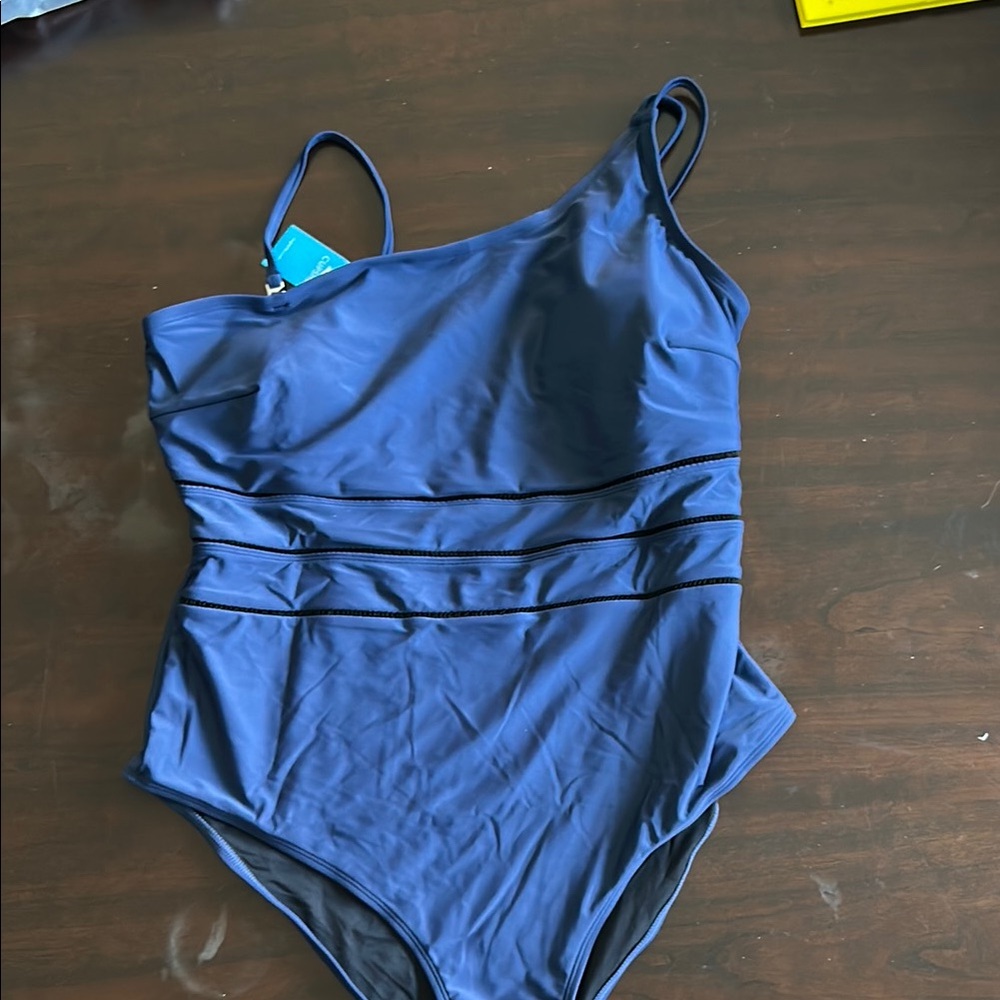 CUPSHE Women's One Piece Swimsuit Double Adjustable Straps XL